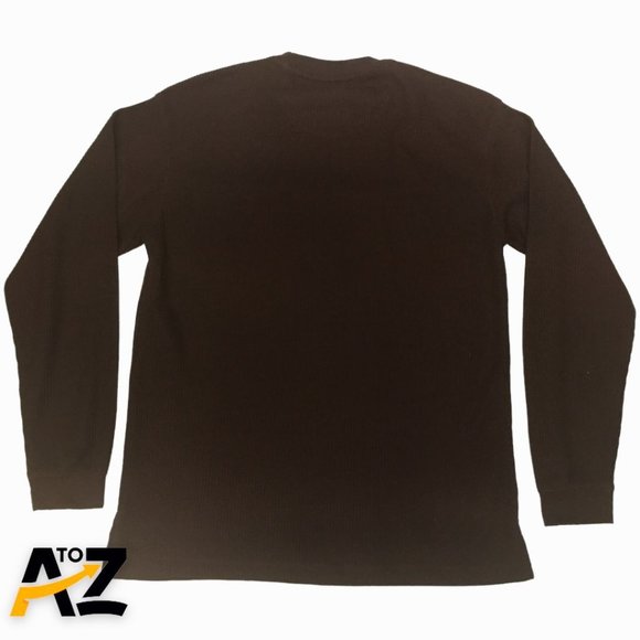 Alpine Lakes Mens Long Sleeves Shirt Size Medium Brown Crewneck - Picture 2 of 9